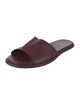 The Row Canal Leather Slides