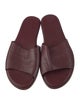 The Row Canal Leather Slides