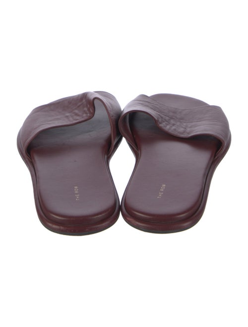 The Row Canal Leather Slides