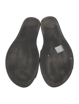 The Row Canal Leather Slides