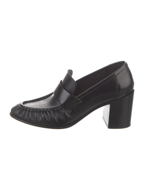 The Row Loafer Leather Pumps