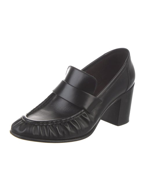 The Row Loafer Leather Pumps