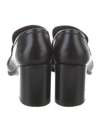 The Row Loafer Leather Pumps