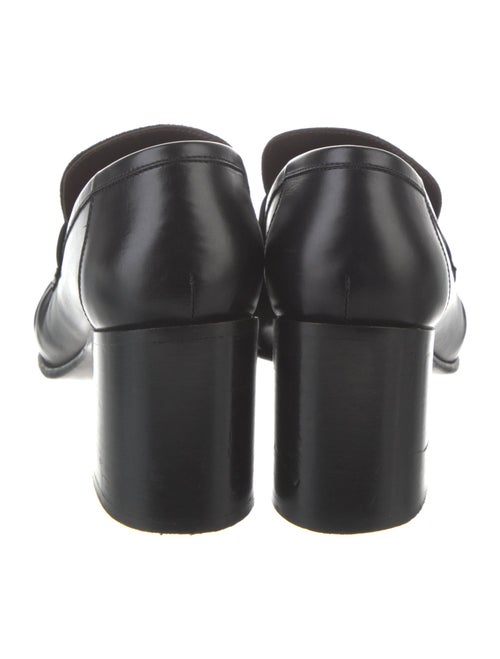 The Row Loafer Leather Pumps