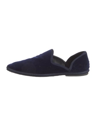The Row Friulane D'Orsay Velvet D'Orsay Flats