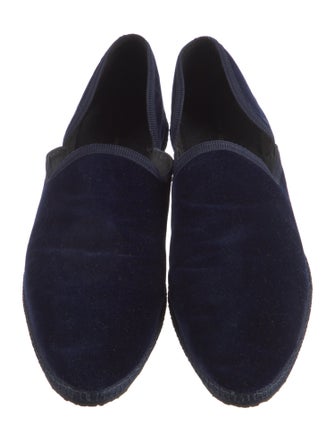 The Row Friulane D'Orsay Velvet D'Orsay Flats
