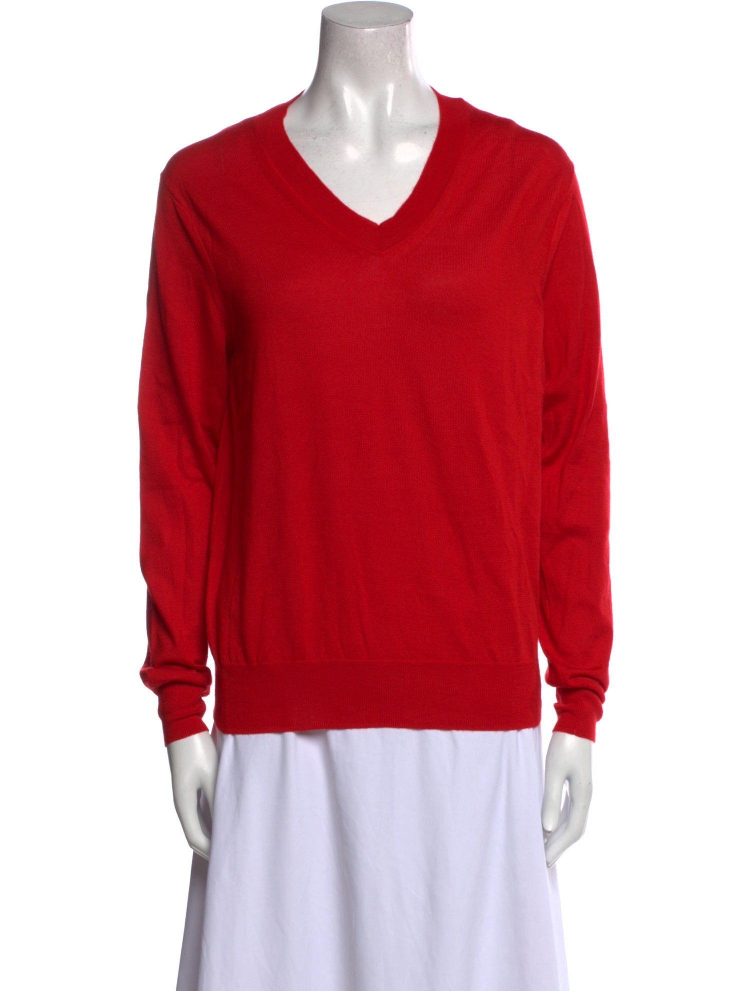 The Row Cashmere V-Neck Sweater