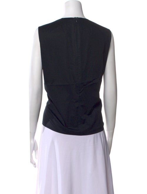 The Row Scoop Neck Short Sleeve Top