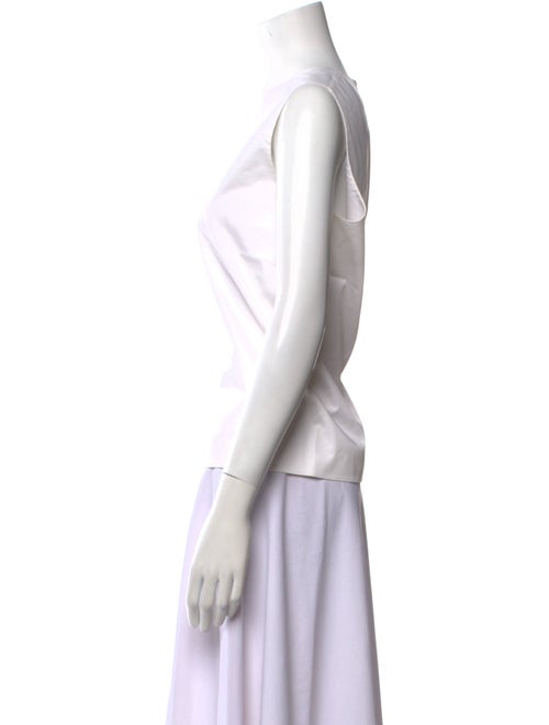 The Row Crew Neck Sleeveless Crop Top