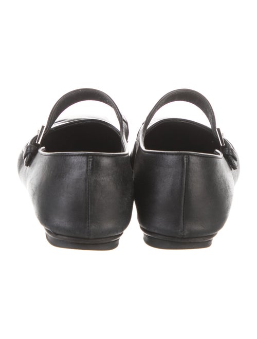 The Row Ava Leather Mary Jane Flats
