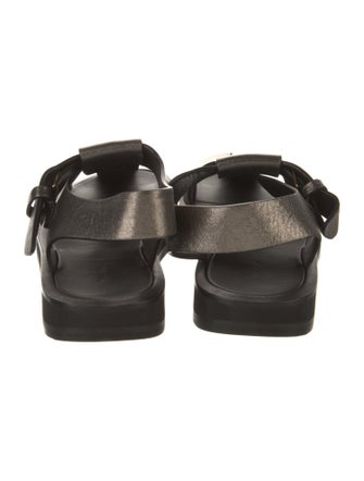 The Row Fisherman Leather Slingback Sandals