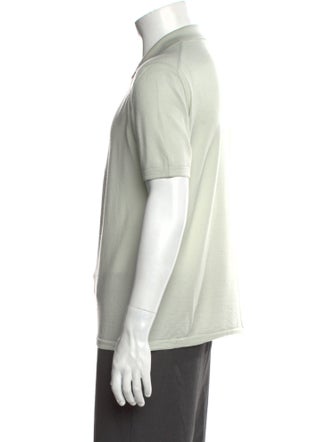 The Row Virgin Wool Collar Polo Shirt