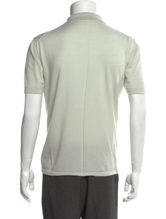 The Row Virgin Wool Collar Polo Shirt