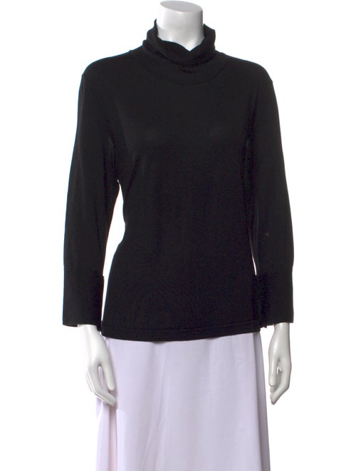 The Row Silk Turtleneck Top