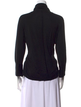 The Row Silk Turtleneck Top