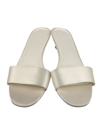 The Row Combo Satin Slides