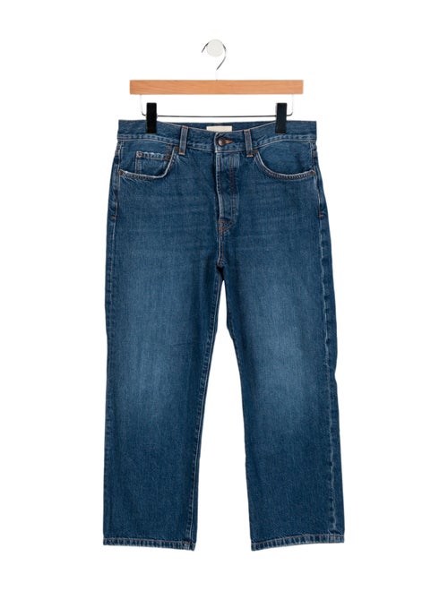 The Row Mid-Rise Straight Leg Jeans