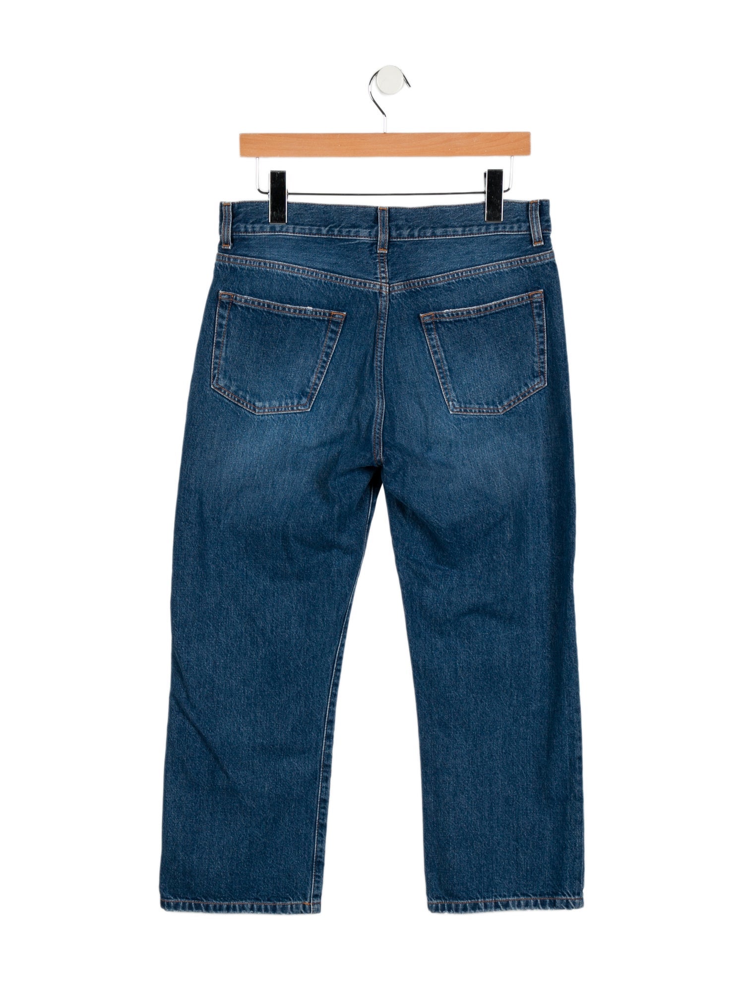 The Row Mid-Rise Straight Leg Jeans