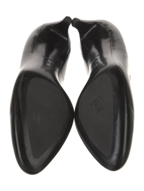 The Row Almond Leather Pumps