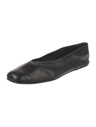 The Row Eva Leather Flats