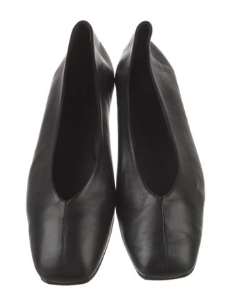 The Row Eva Leather Flats