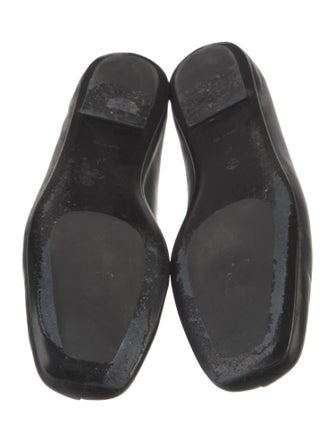 The Row Eva Leather Flats