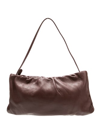 The Row Leather Bourse