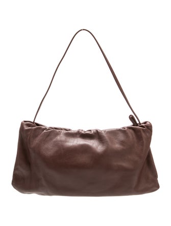 The Row Leather Bourse