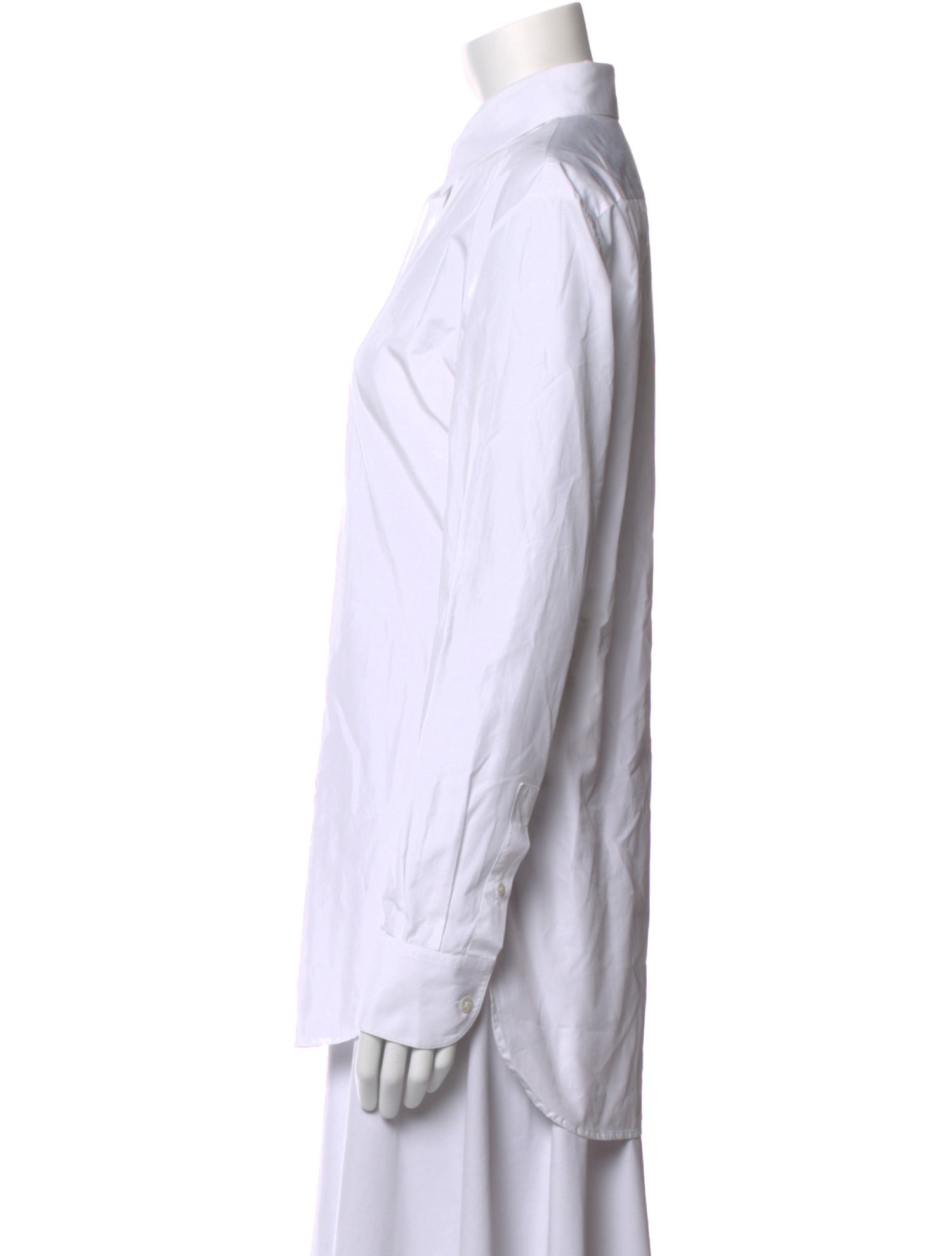 The Row Long Sleeve Button-Up Top