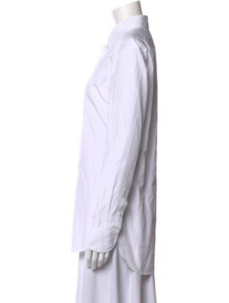 The Row Long Sleeve Button-Up Top