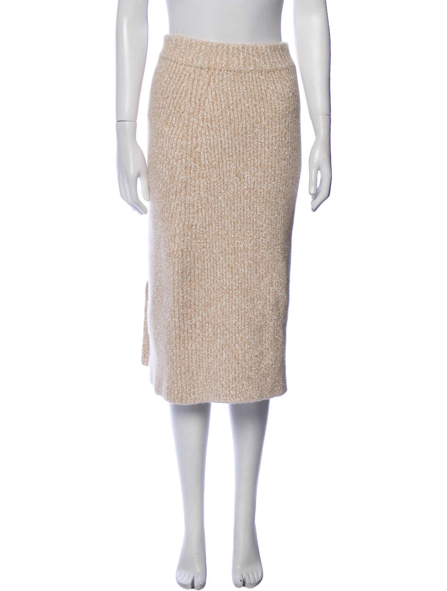 The Row Cashmere Knee-Length Skirt