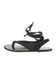 The Row Beach Leather Gladiator Sandals