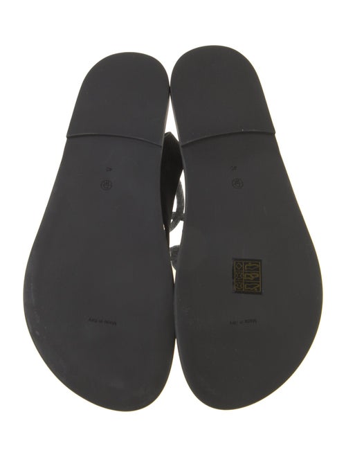 The Row Beach Leather Gladiator Sandals