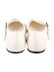 The Row Leather Mary Jane Flats