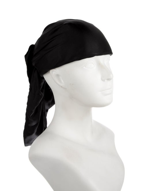 The Row Silk Scarf Cap