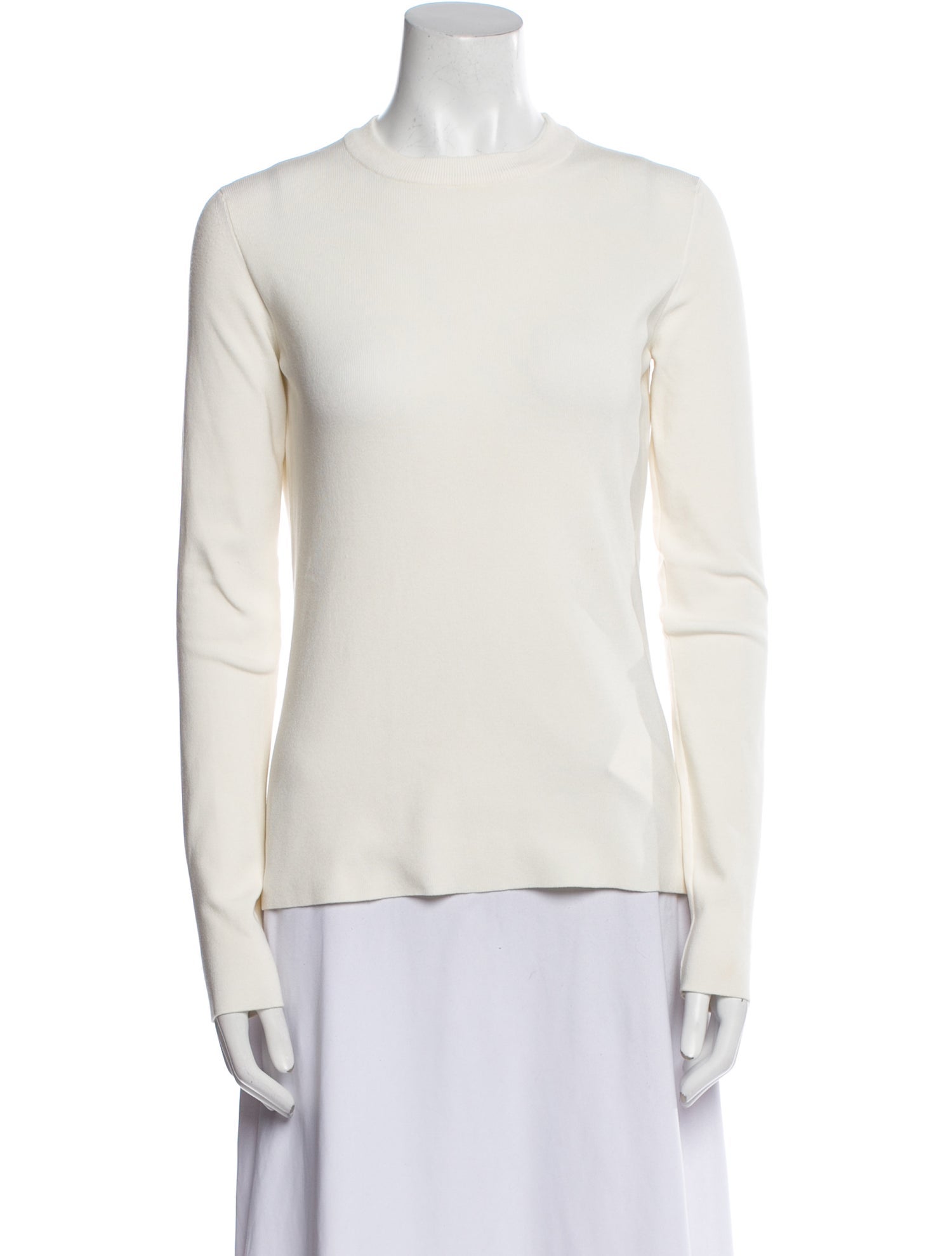 The Row Silk Crew Neck Sweatshirt