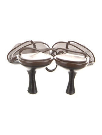 The Row Rai Patent Leather Slides