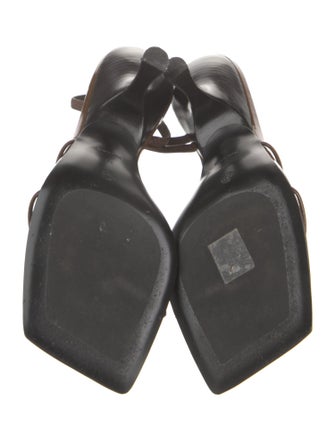 The Row Rai Patent Leather Slides