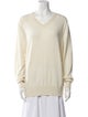 The Row Cashmere V-Neck Sweater