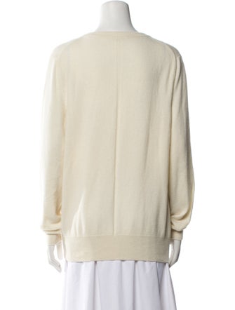 The Row Cashmere V-Neck Sweater