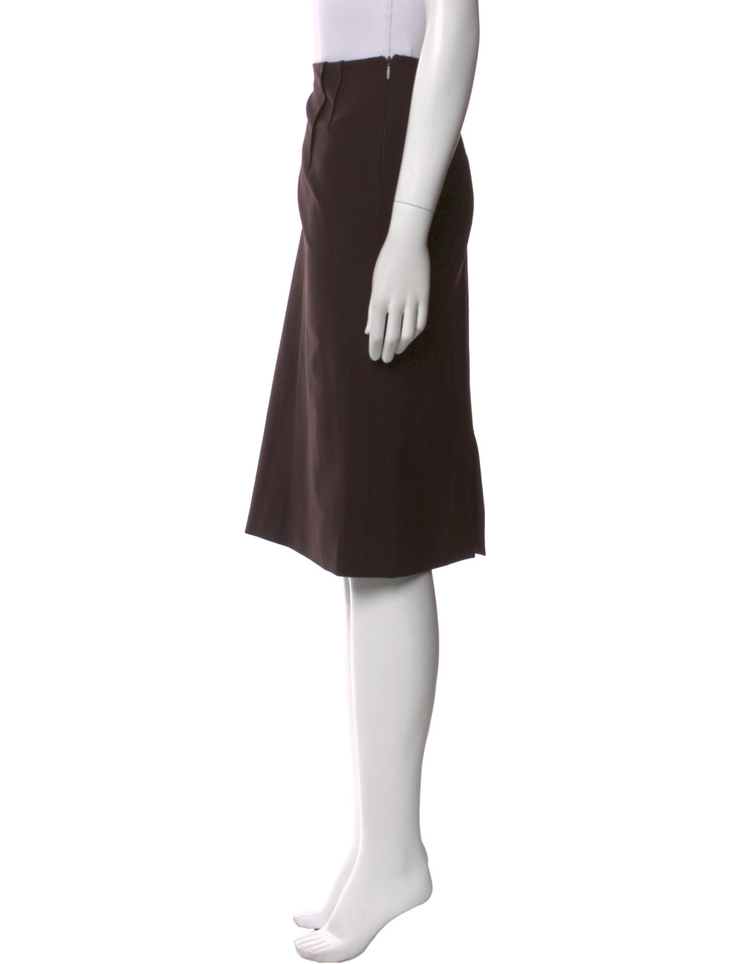 The Row Virgin Wool Knee-Length Skirt