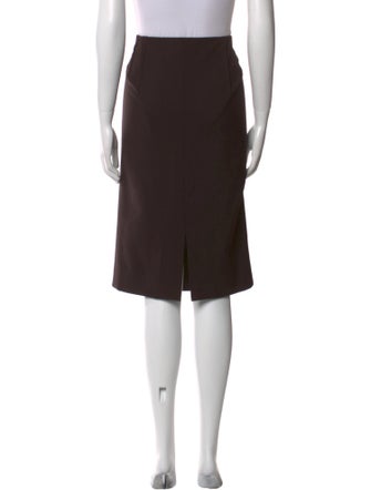 The Row Virgin Wool Knee-Length Skirt
