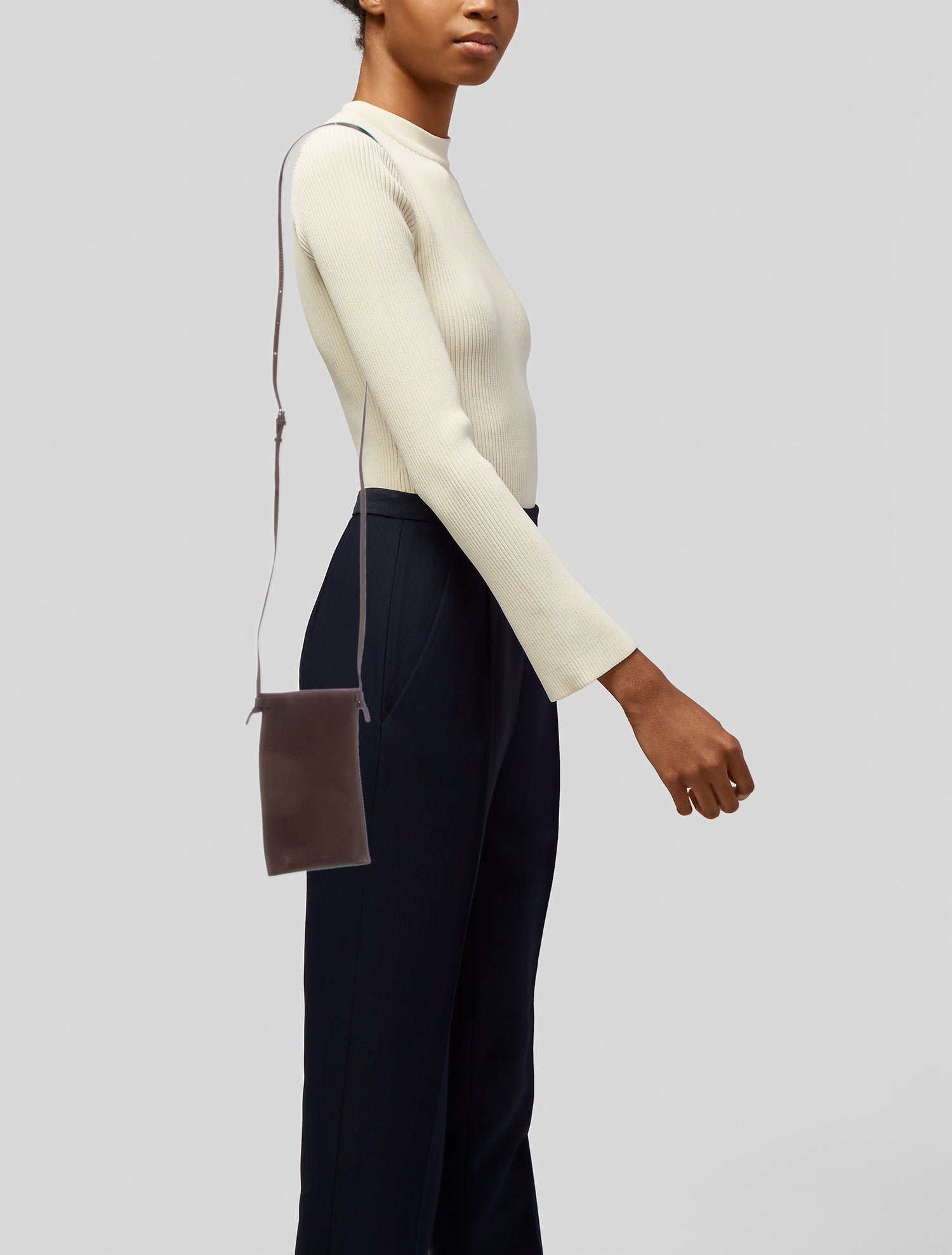 The Row Lambskin Camie Case