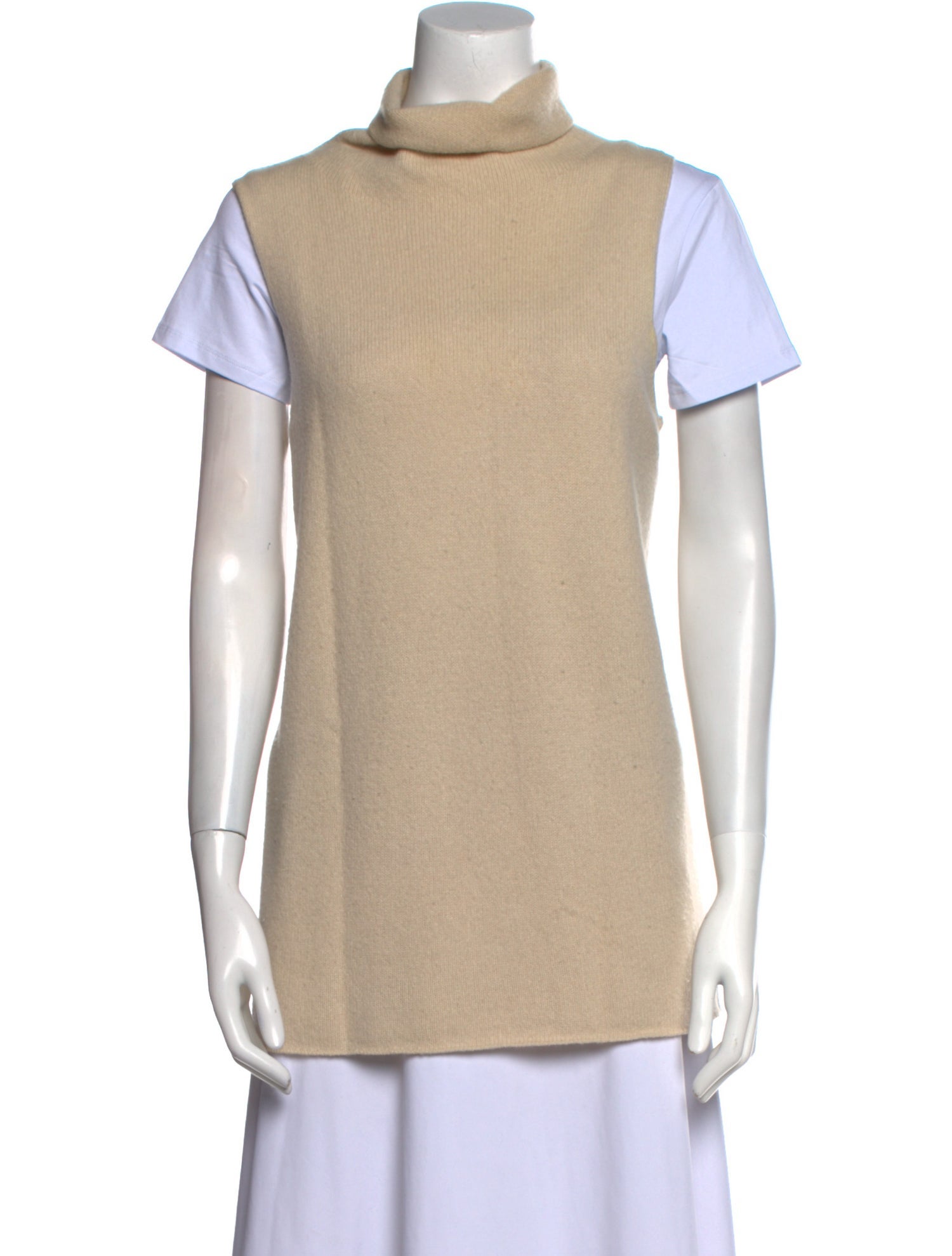 The Row Merino Wool Turtleneck Top