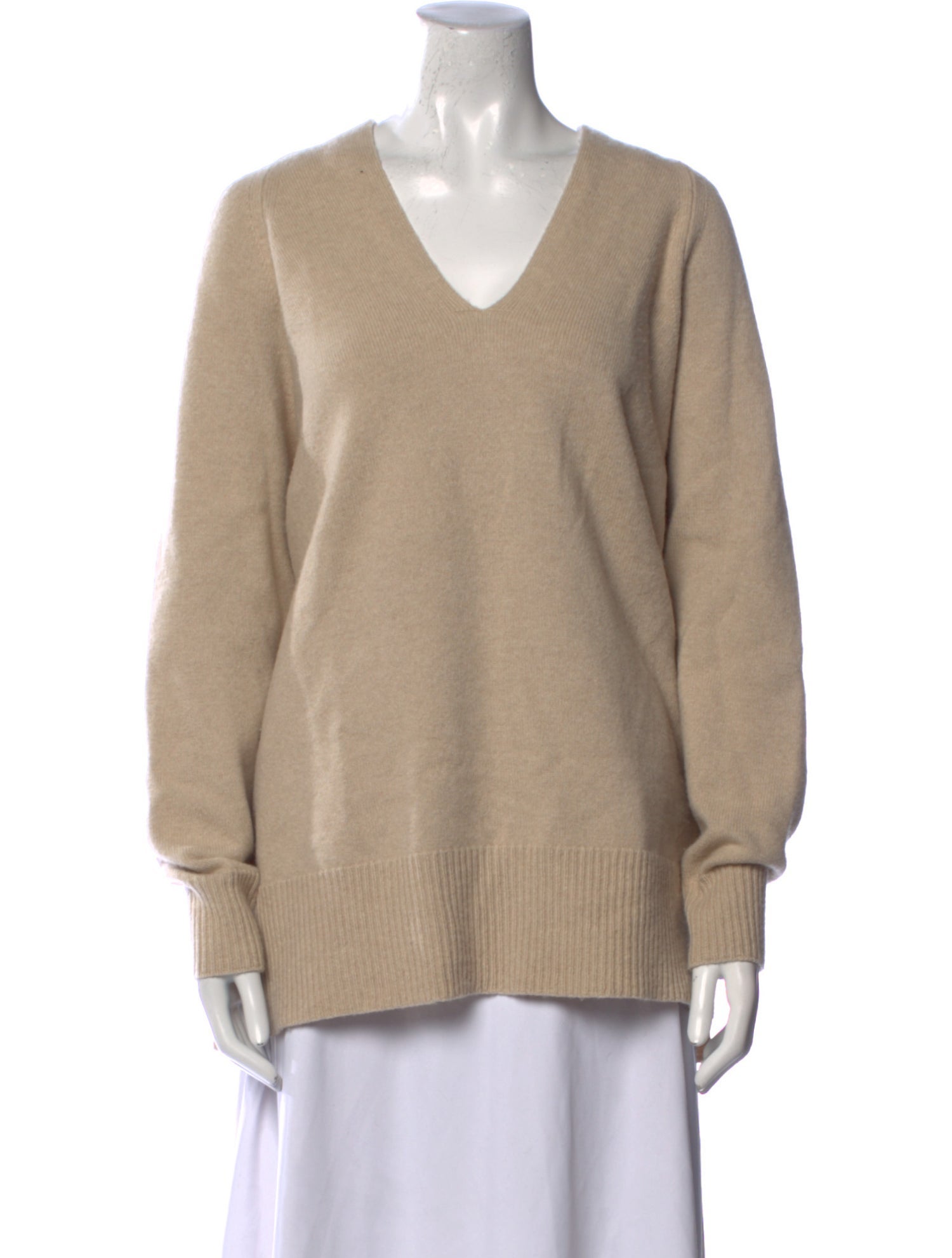 The Row Wool V-Neck Sweater