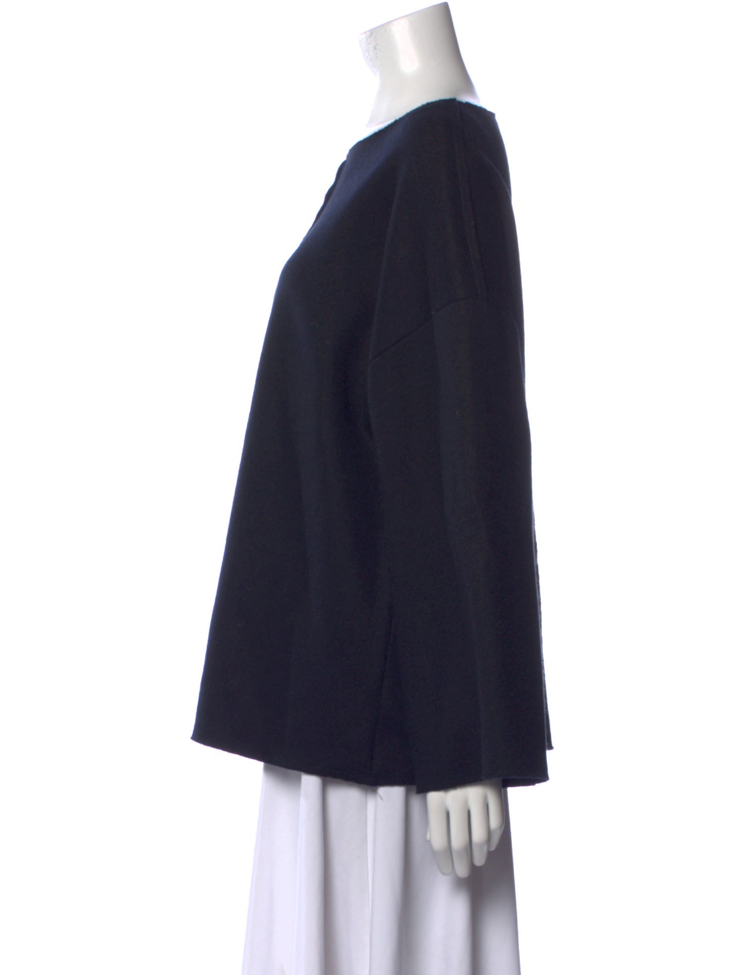 The Row Virgin Wool Bateau Neckline Sweater