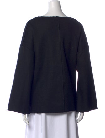 The Row Virgin Wool Bateau Neckline Sweater