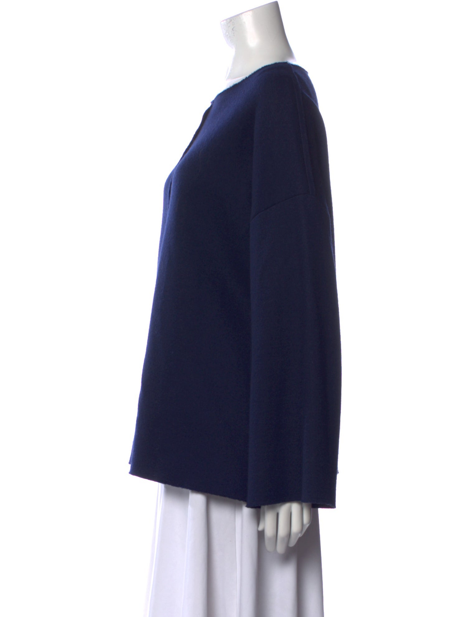 The Row Virgin Wool Bateau Neckline Sweater