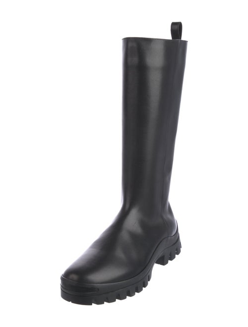 The Row Greta Leather Rain Boots