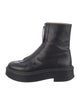 The Row Zipped 1 Leather Combat Boots